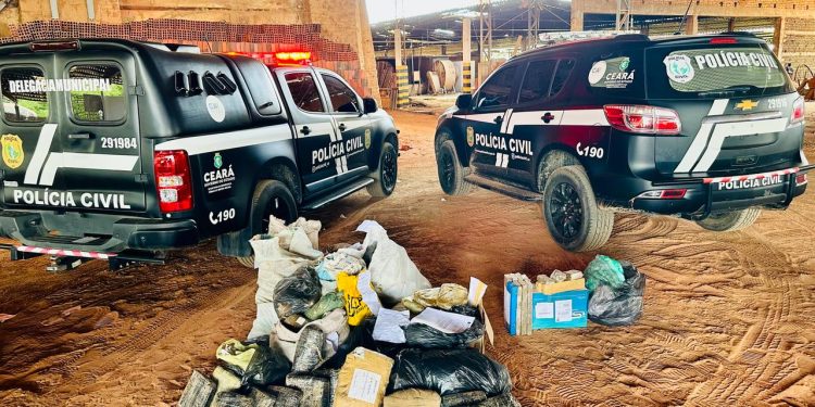 Polícia Civil incinera mais de 200 quilos de drogas na Região Sul do Ceará