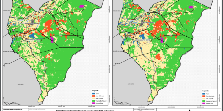 Área cultivada nos municípios de Limoeiro do Norte, Quixeré e Tabuleiro do Norte apresenta aumento, diz Funceme